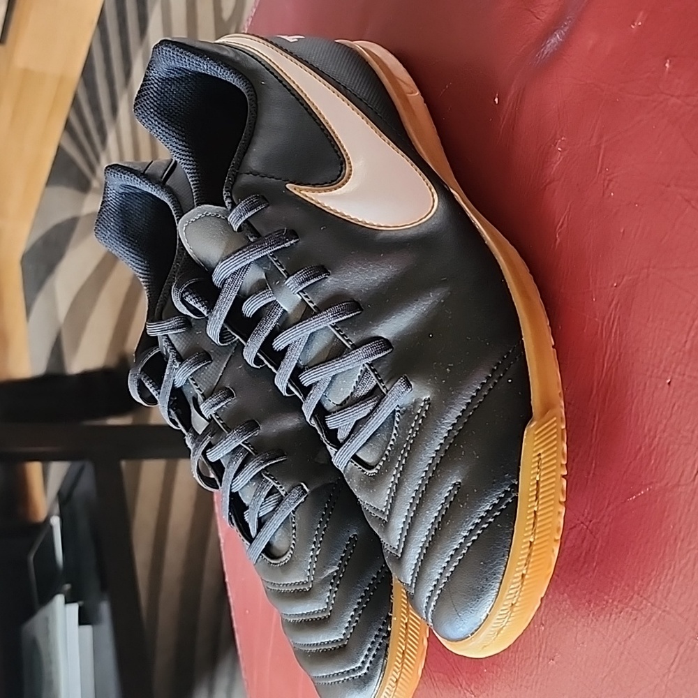 Nike Black and White High-Top Athletic Shoes